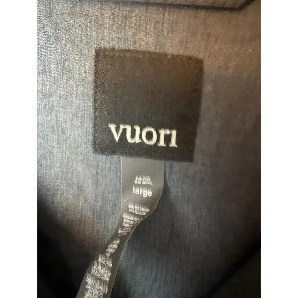 Vuori Track Jacket Navy blue Mens Sz L NWT $98